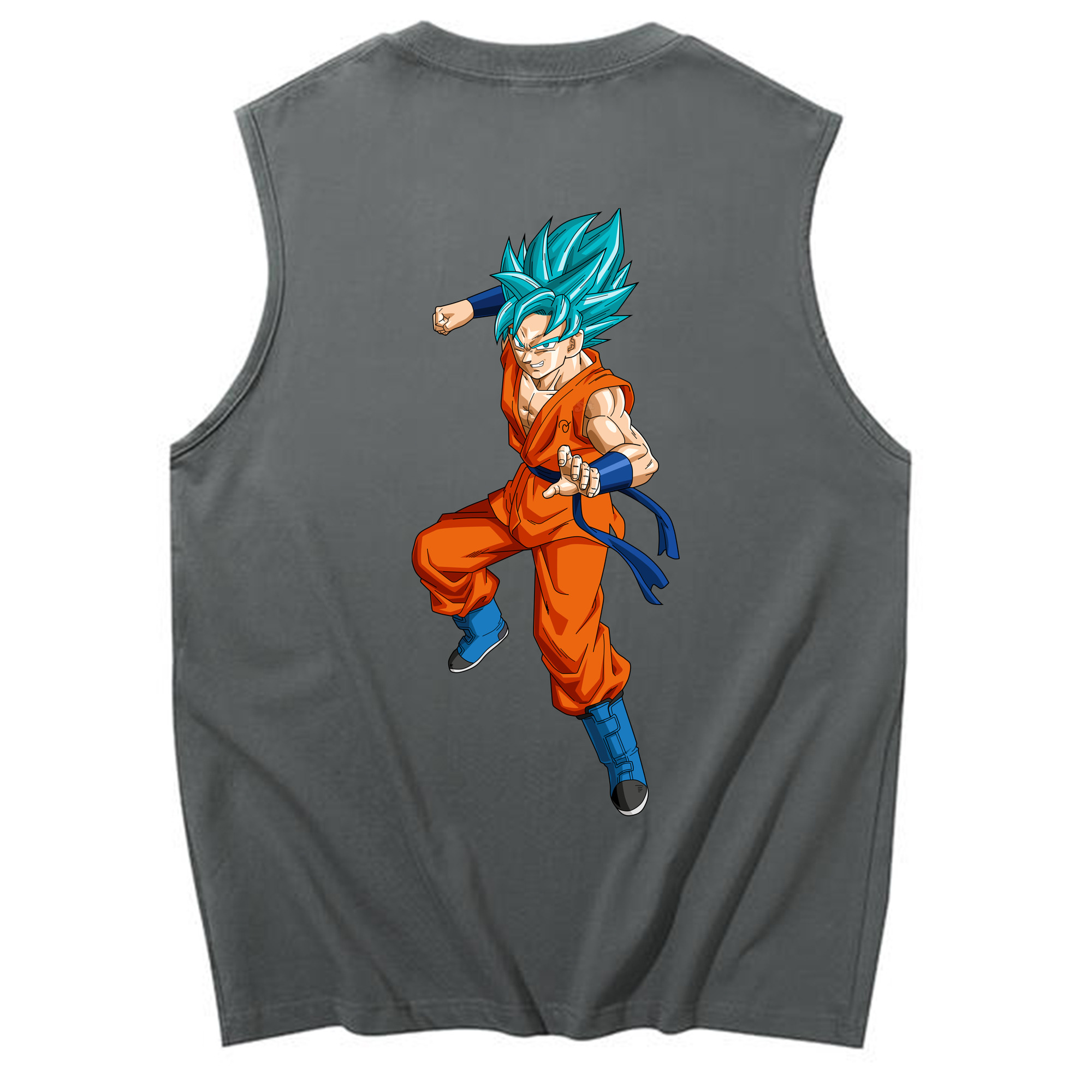 （画像用） ドラゴンボール ベジット DRAGON BALL Vegetto コットン100％タンクトップ（背面プリント）